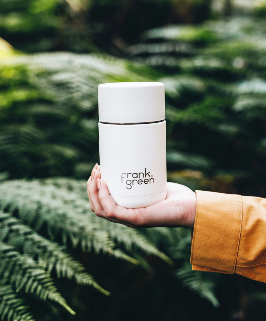 Frank Green reusable coffee cup in White