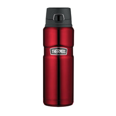 Thermos Stainless King Vacuum Insulated Bottle with Flip Lid 710ml - Red