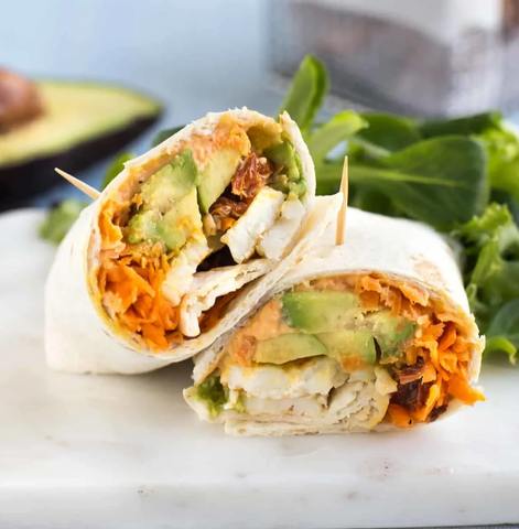 Sliced Avocado & Halloumi Wraps | Bento Lunch Ideas | Matchbox