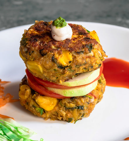 Veggie Fritters | 7 Vegetarian Party Food Ideas | Matchbox