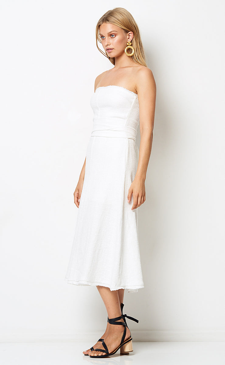 bec and bridge catalina ave midi dress