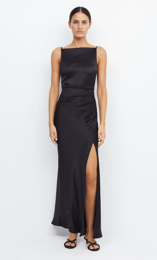 ADORE HALTER MAXI DRESS - INK – BEC + BRIDGE AU