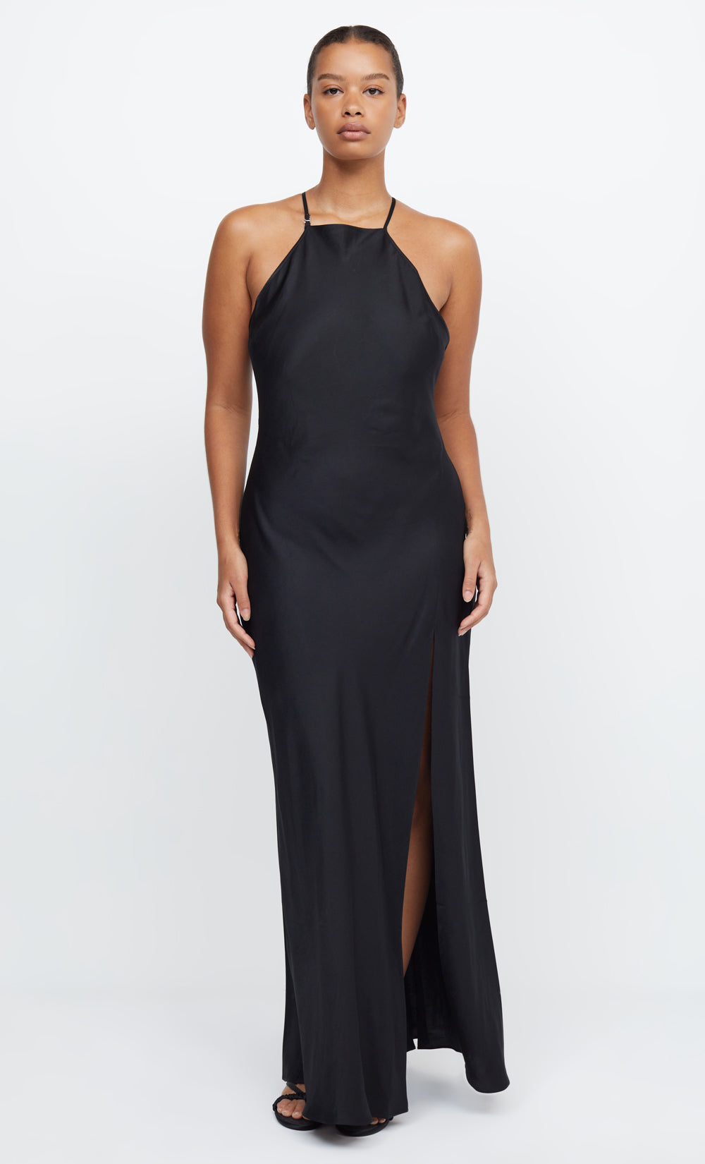 ADORE HALTER MAXI DRESS - BLACK – BEC + BRIDGE US