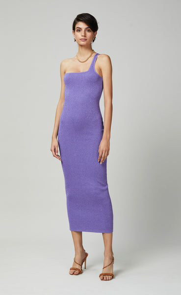 bec and bridge lilac midi dress