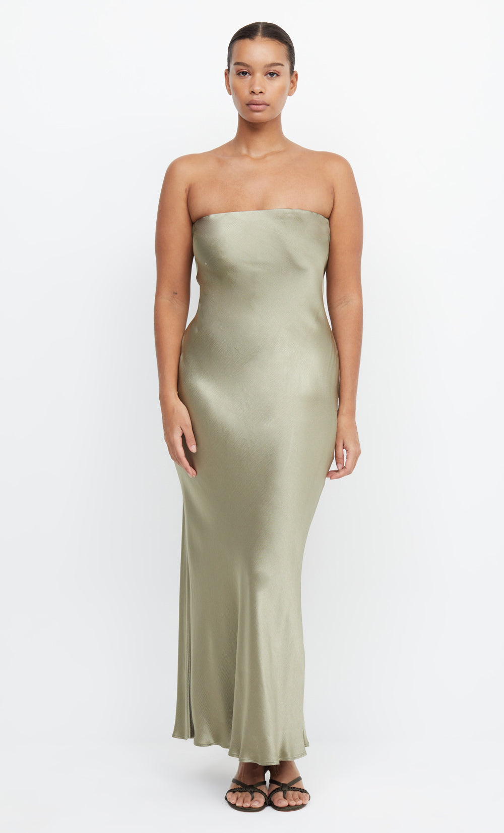 MOON DANCE STRAPLESS DRESS - SEA SPRAY – BEC + BRIDGE US