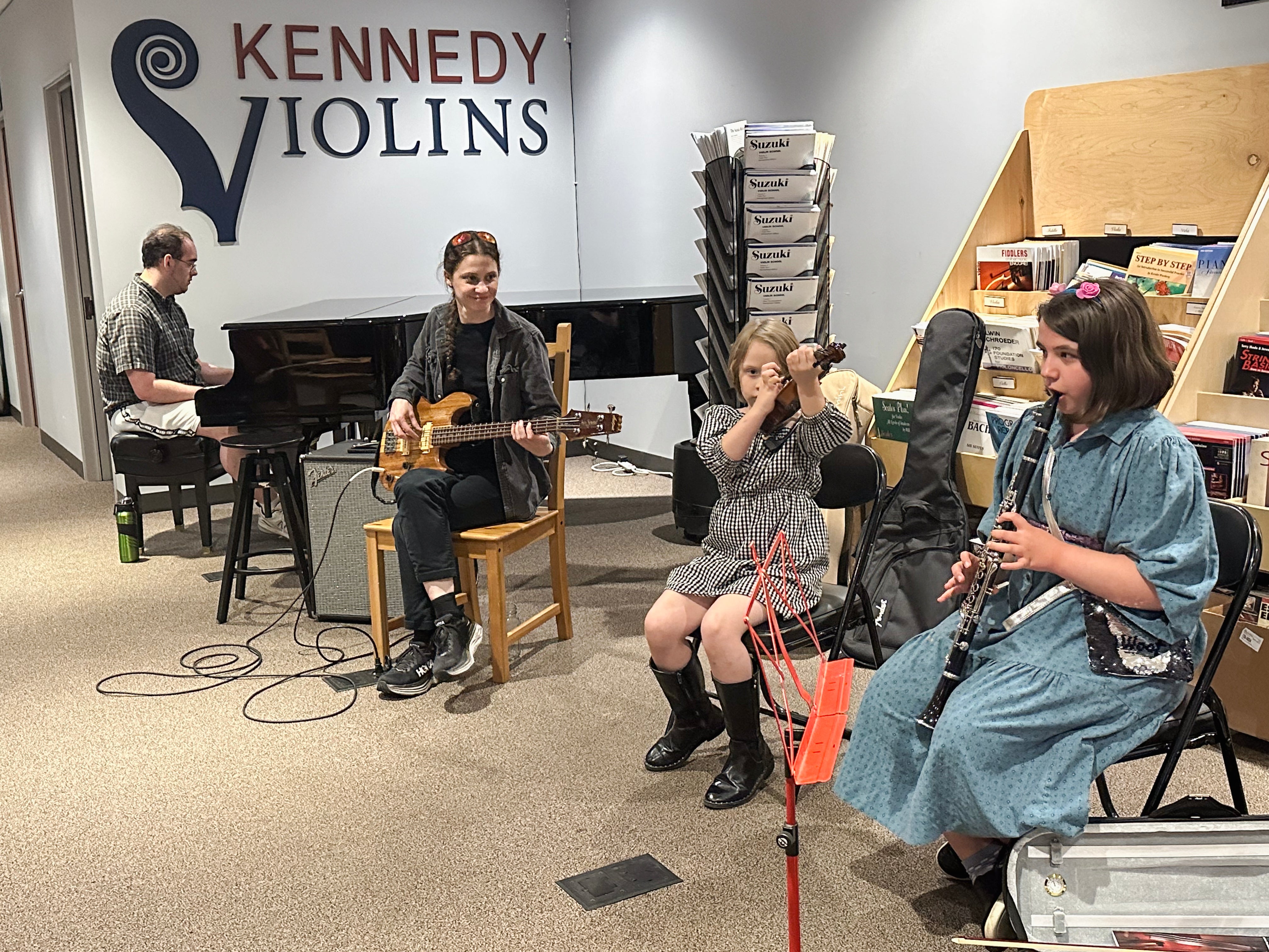 A Recent Jam Night at Kennedy Violins