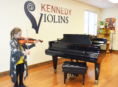 Recital rental space at Kennedy Violins.