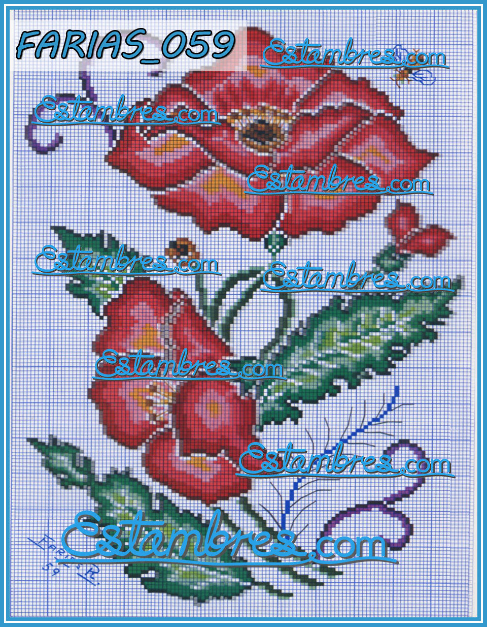 Farias Acordeon Book [29-52] - 2 of 2 - Embroidery Pattern, Crewel Stitch  Embro