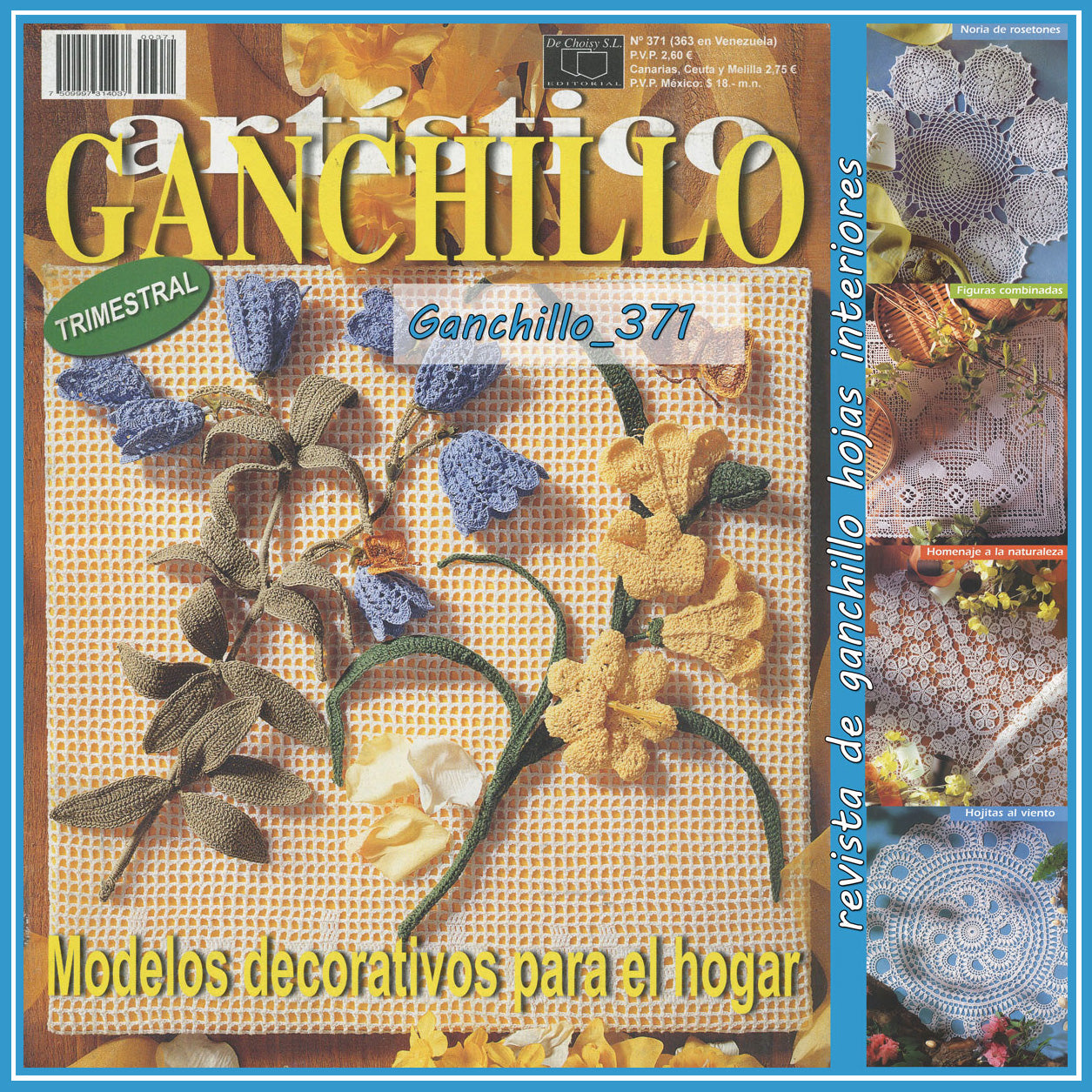 Revista Ganchillo Artistico y Puntorama pz