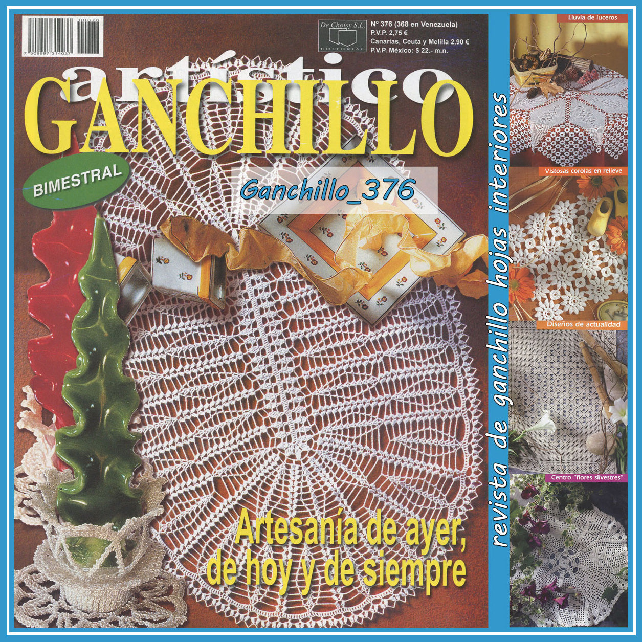 Revista Ganchillo Artistico y Puntorama pz