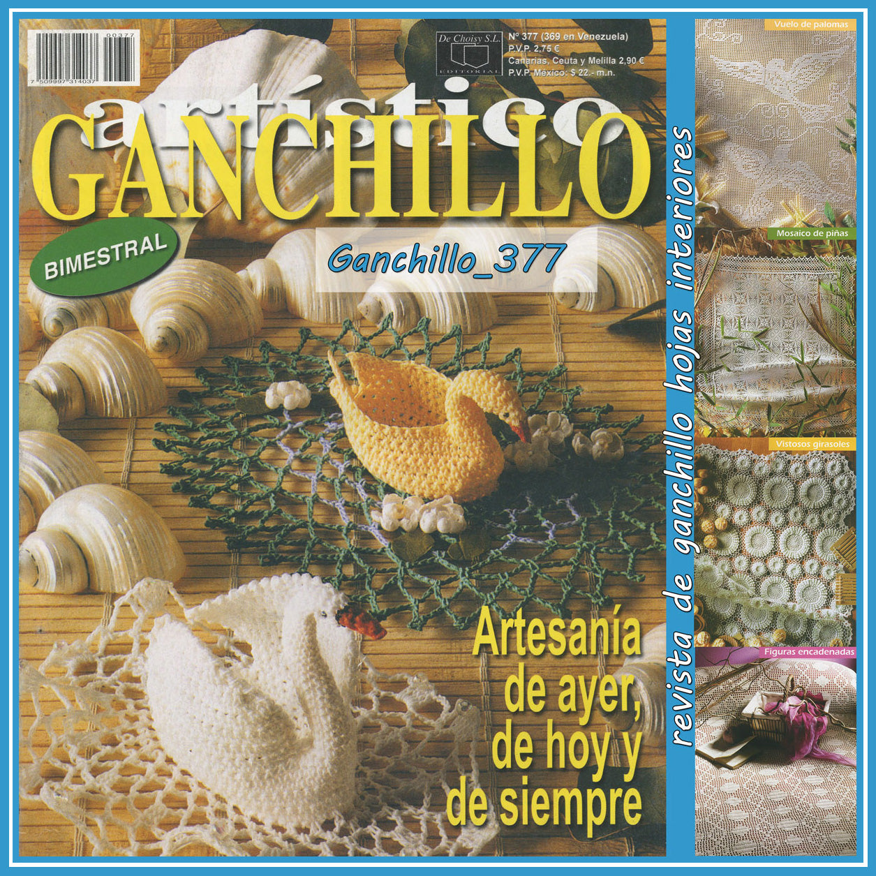 Revista Ganchillo Artistico y Puntorama pz