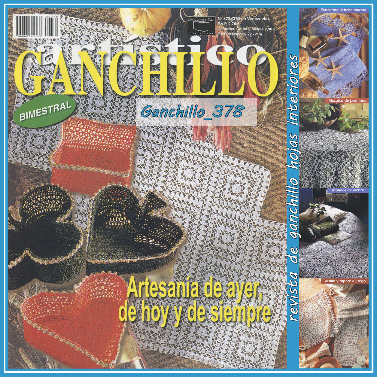 Revista Ganchillo Artistico y Puntorama pz