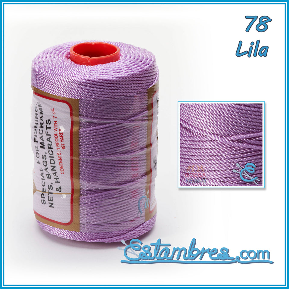 ESPIGA NO.18 - Hilo 100% Nylon Alta Resistencia para y Crochet de – estambres.com