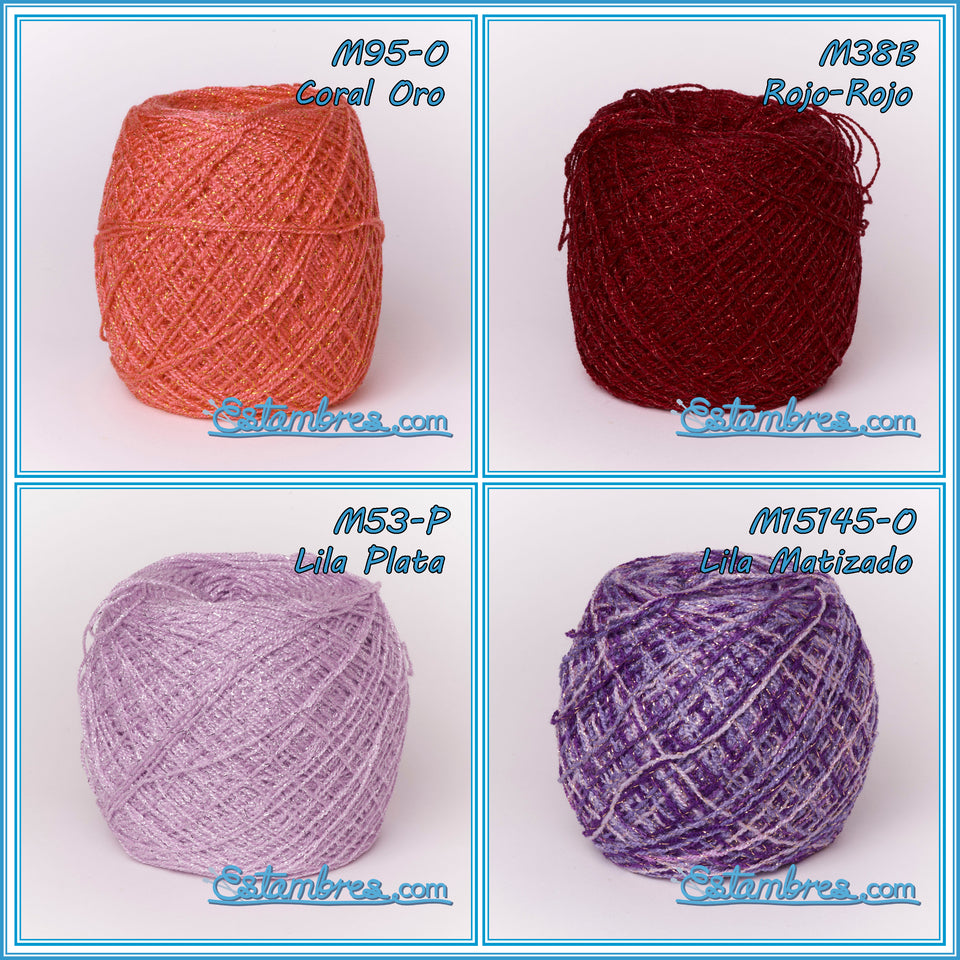 CRYSTAL Metallic [100grs] - La Pantera Rosa | Fine Mexican Crochet Thr –  