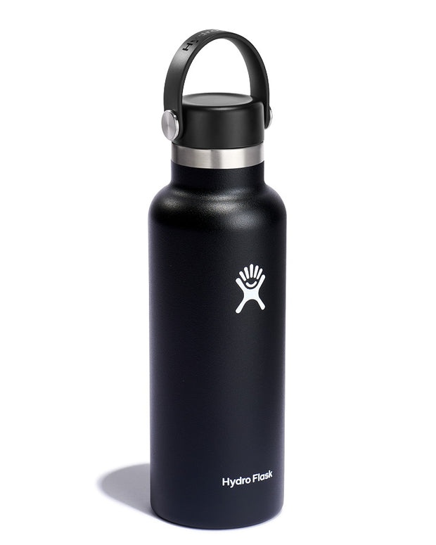 Hydro Flask Standard Mouth Water Bottle with Flex Cap White 24oz/709ml 