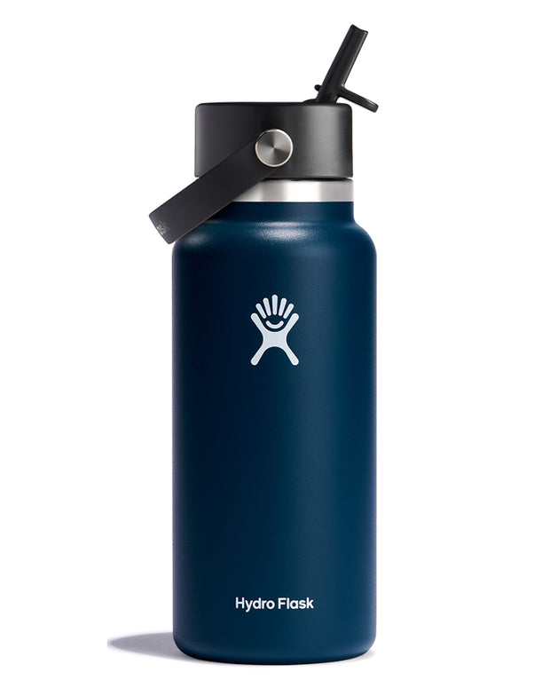 Simple Modern 32 oz Summit Water Bottle with Straw Lid - Hydro Vacuum  Insulated Tumbler Flask Double Wall Liter - 18/8 Stainless Steel -Riptide 