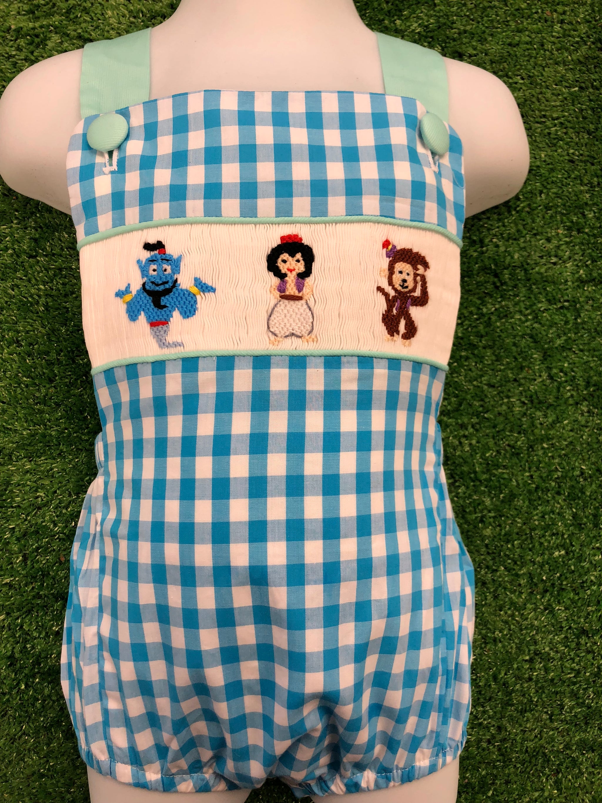 smocked disney outfits boy