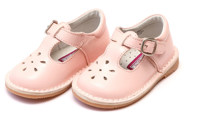 baby pink mary jane shoes