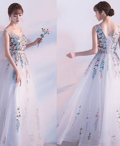 beautiful white evening gowns