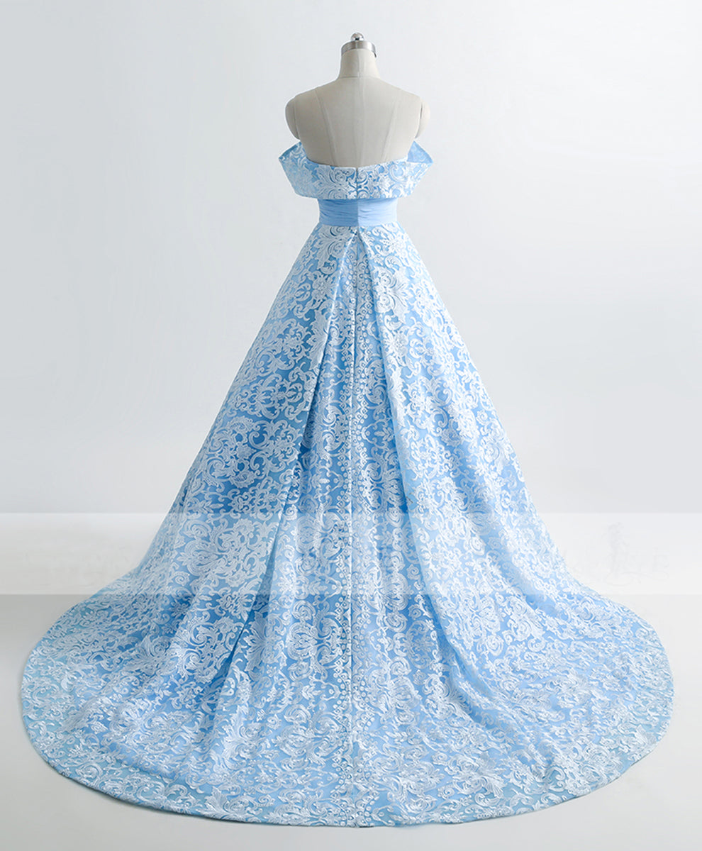 Icy Blue Evening Gowns on Sale, 58% OFF ...