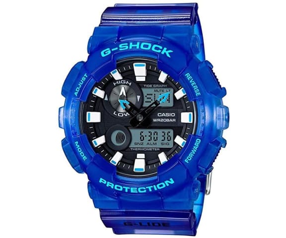 G Shock Gax 100msa 2adr G Lide Analog Digital Blue Men S Watch City Moments