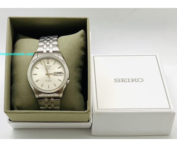 SEIKO SNK355K1 Automatic Analog Stainless Steel Silver Dial Men's Watch