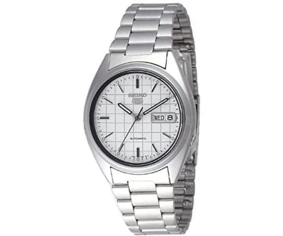 SEIKO SNXF05K1 Automatic Analog White Dial Stainless Steel Men's Watch