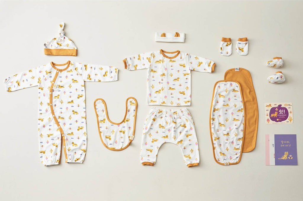 [Hans Pumpkin] Korean Baby Clothes - Newborn Deluxe Gift Set -