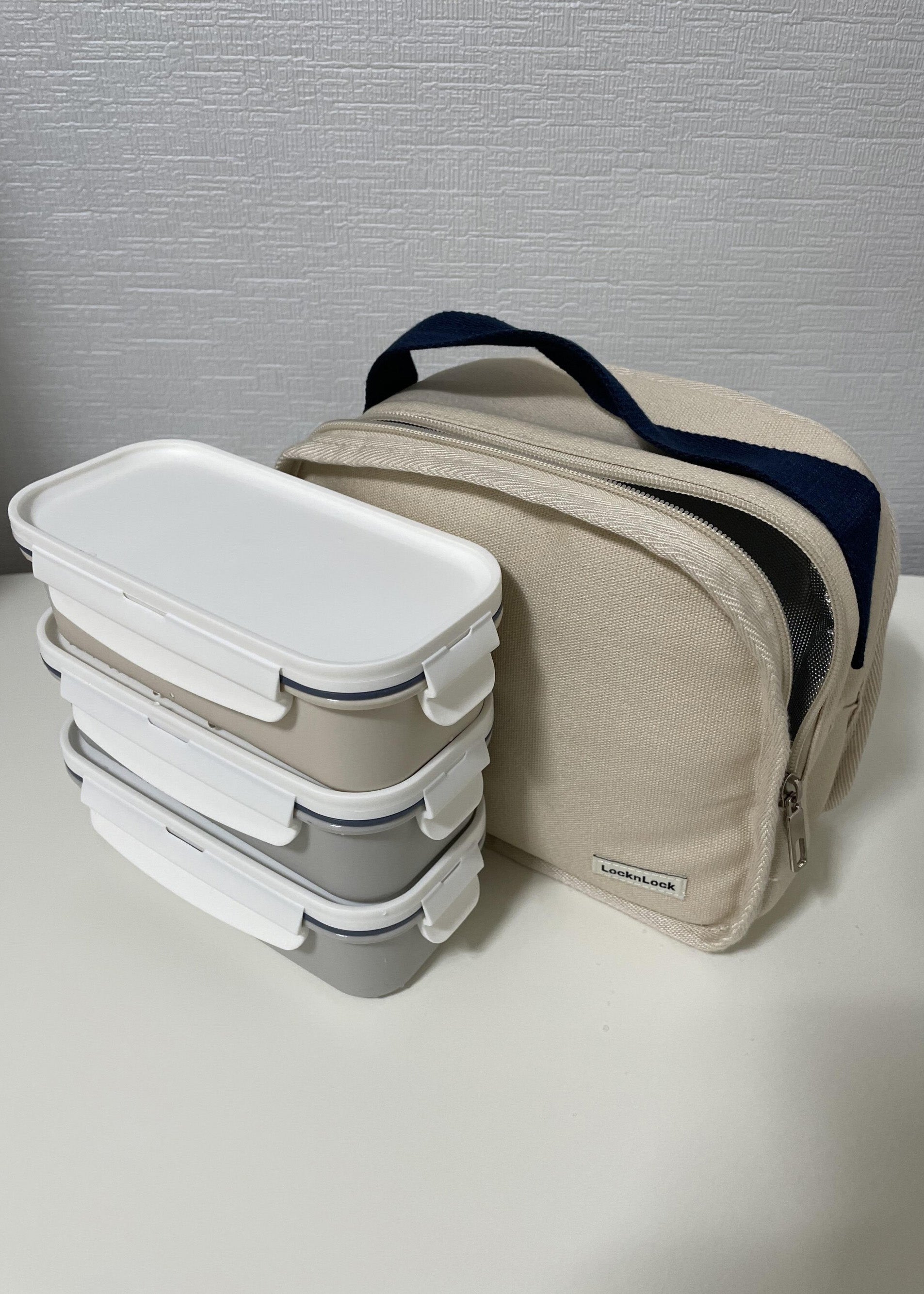 Lock & Lock] Korean 3-Compartment To-Go Lunchbox – Gochujar