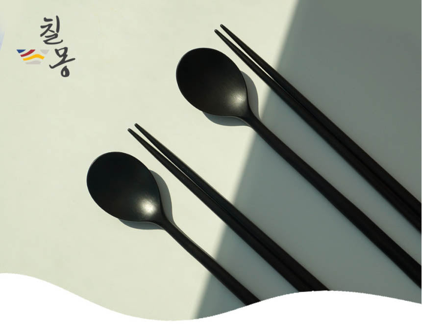 [Chilmong] Korean Ottchil Chopstick Set - Natural Brown