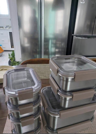 Lock & Lock] Modular Banchan Containers - Stainless Steel (8 Sizes
