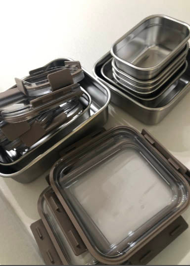 Lock & Lock] Modular Banchan Containers - Stainless Steel (8 Sizes
