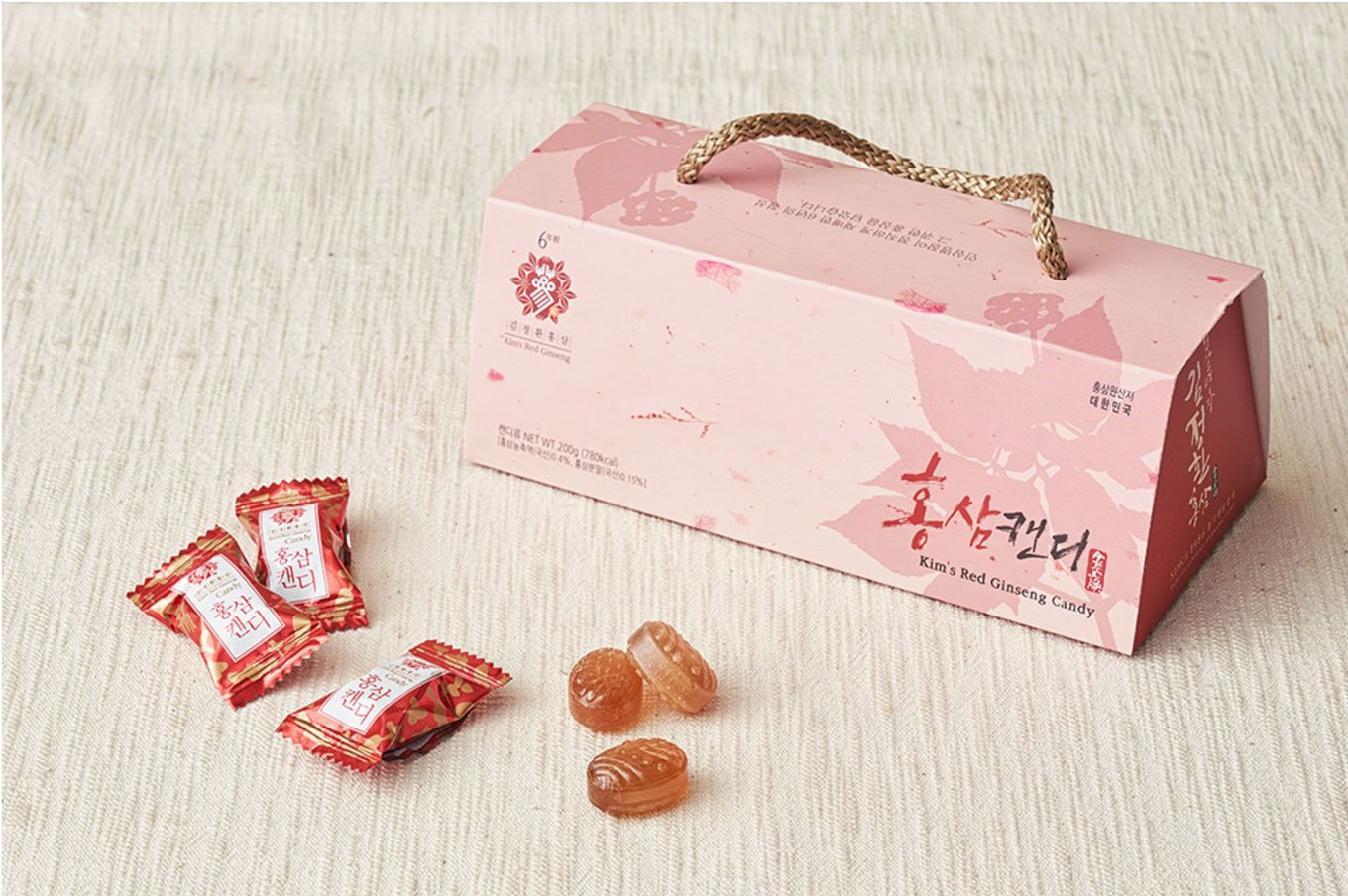 Kim's Red Ginseng] Korean Red Ginseng Candy (2 Varieties