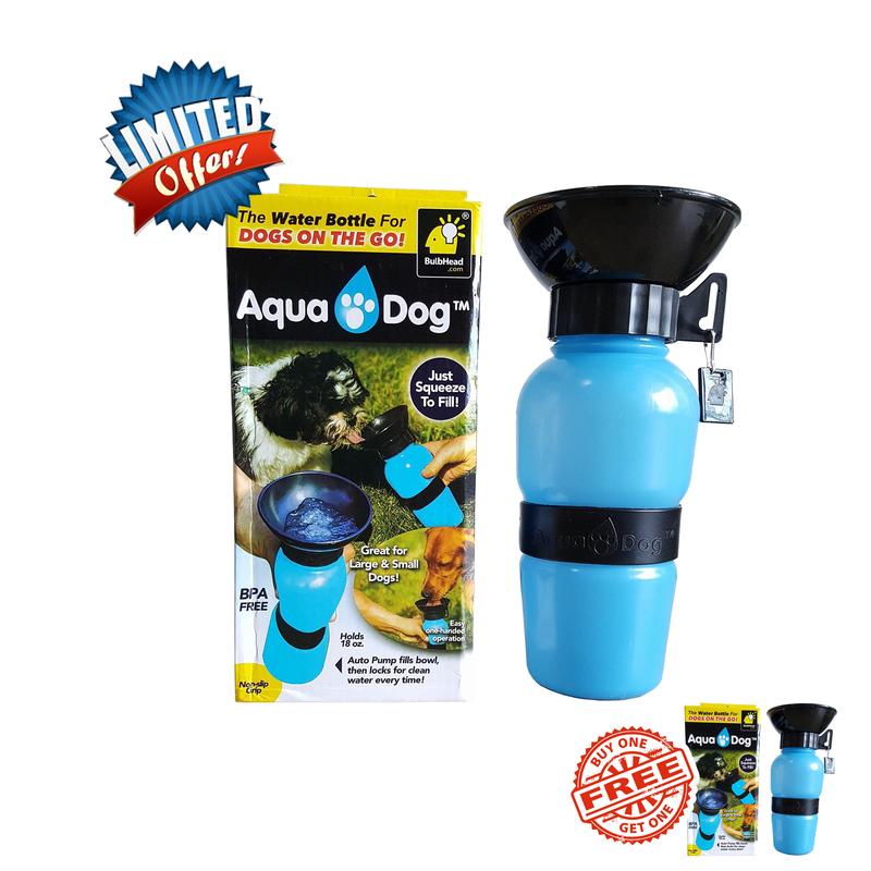 aqua dog travel water bowl bottle