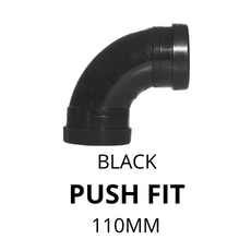110mm Black Aquaflow Pushfit/Ringseal