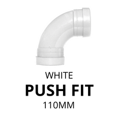 110mm White Aquaflow Pushfit/Ringseal