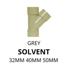 32mm 40mm 50mm Grey Aquaflow Solvent Weld Waste