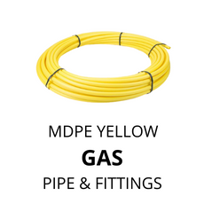 YELLOW GAS MDPE PIPE AND FITTINGS