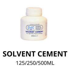 PDC solvent cement glue