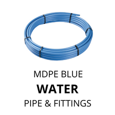 BLUE WATER MDPE PIPE AND FITTINGS
