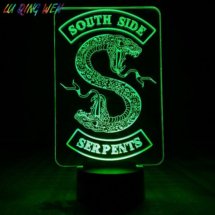 Lampe / Led South Side Serpents Riverdale Boutique Officielle Série