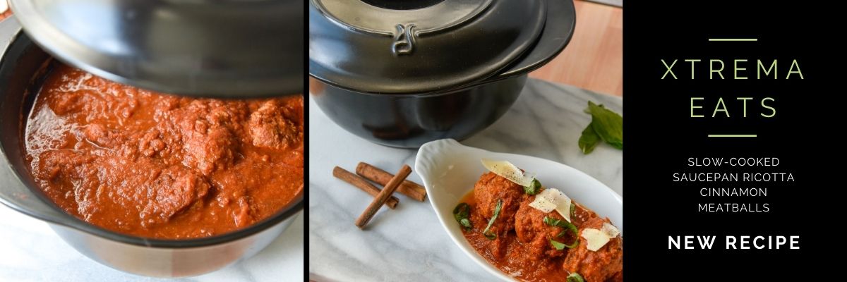 Slow-Cooked Saucepan Ricotta Cinnamon Meatballs