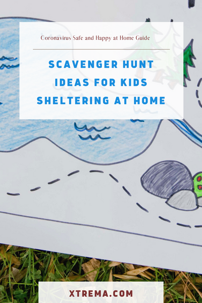 scavenger hunt ideas for kids sheltering at home