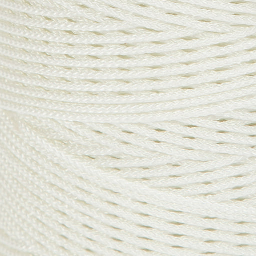 White Braided Nylon Twine; Size 60; approx. 325 ft/lb; 1 pound