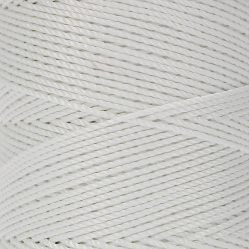 Twisted Seine Twine: #18 Twine Dia, Nylon, White