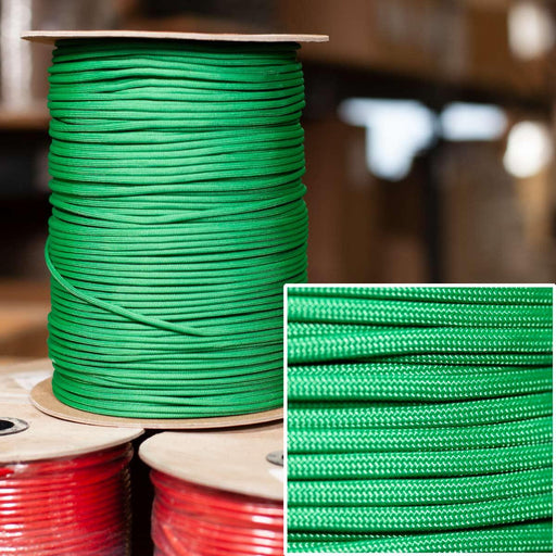 Kelly Green Hoodie Strings Made of Paracord - 550lbs of strength