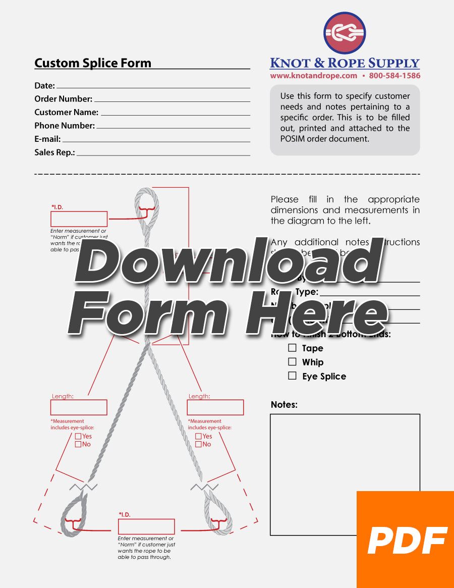 custom swing splice form