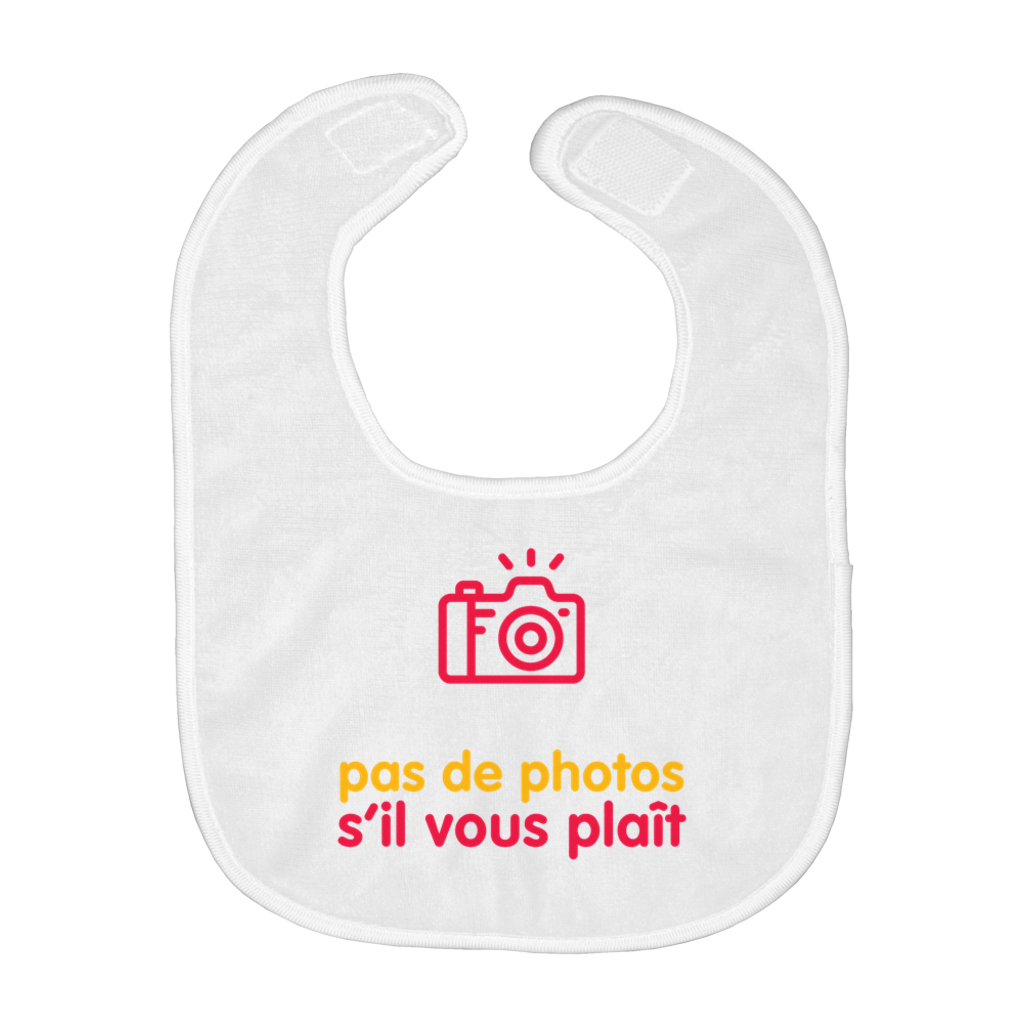 No Photos Bib French Digital Parenting Shop