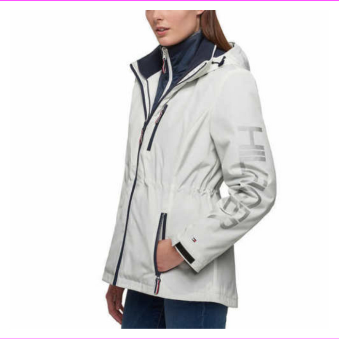 tommy hilfiger womens 3 in 1 jacket