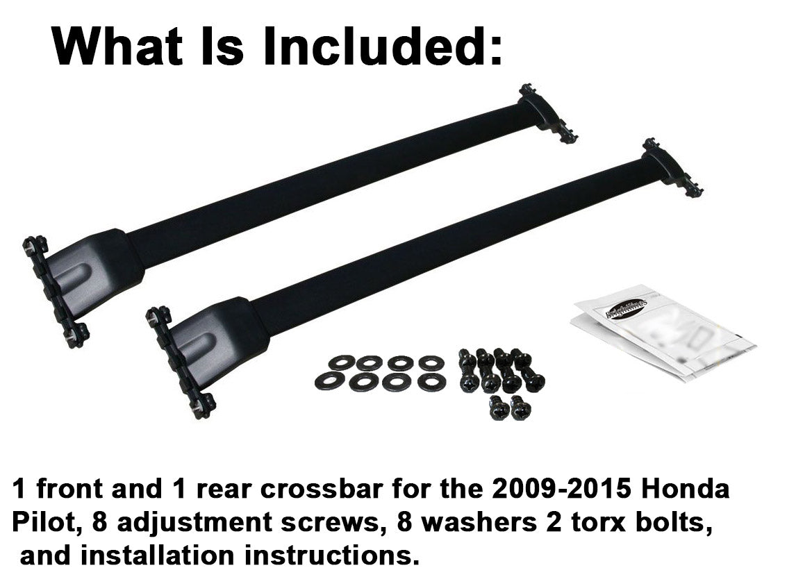 BrightLines Roof Rack Crossbars Replacement For Honda Pilot 20092015